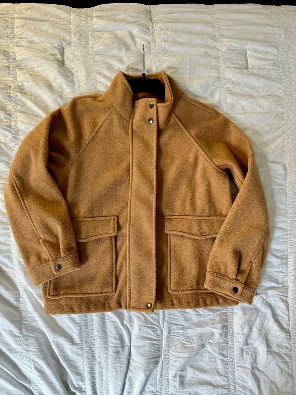 Banana Republic Brushed Short Jacket – Camel | Size S - Picture 5 of 8